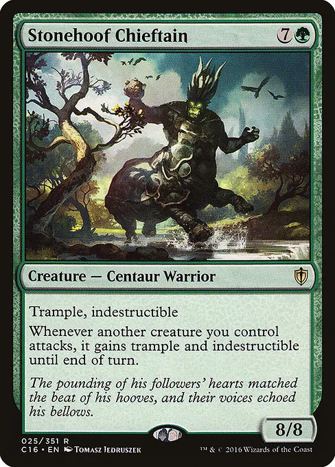 Stonehoof Chieftain · Commander 2016 25/351
