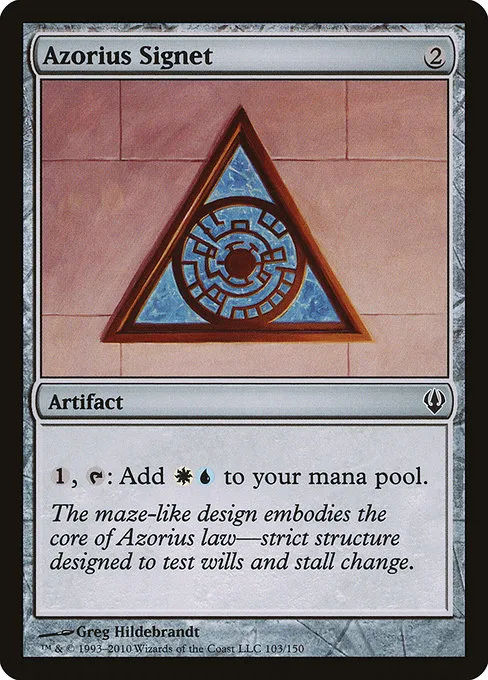 Azorius Signet · Archenemy 103/150