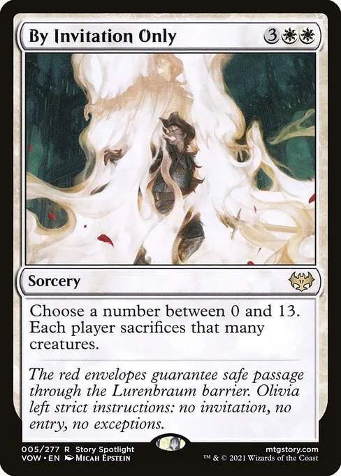 By Invitation Only · Innistrad: Crimson Vow 5/423