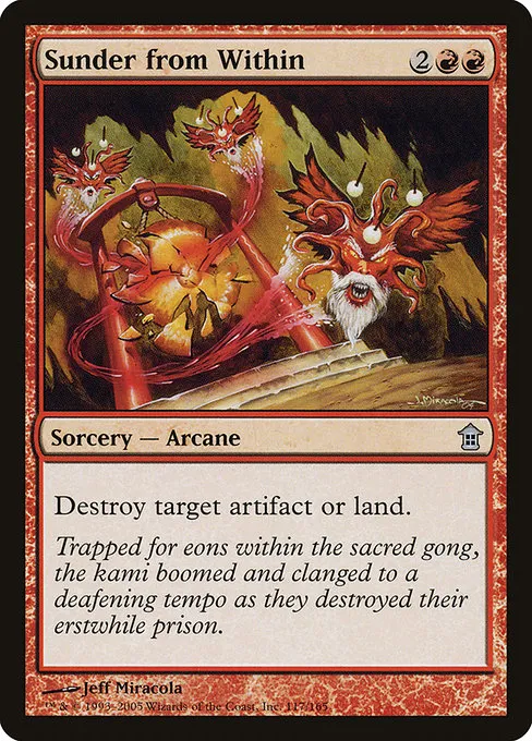Sunder from Within · Saviors of Kamigawa 117/165