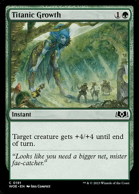 Titanic Growth · Wilds of Eldraine 191/381