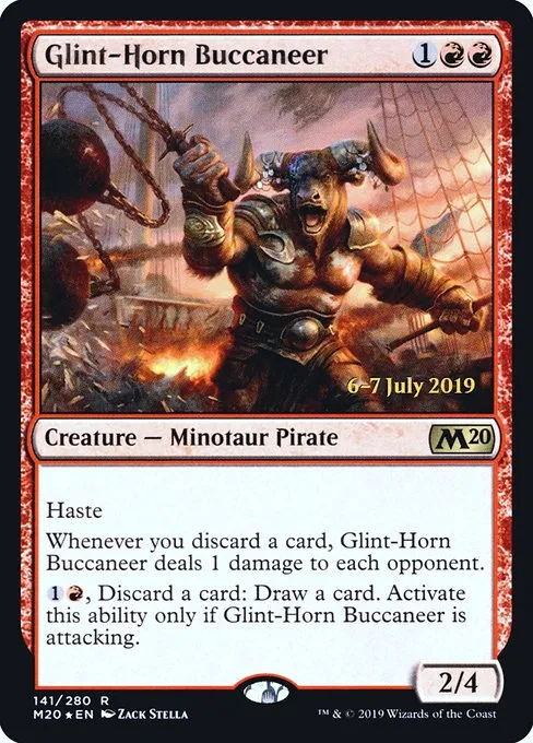 Glint-Horn Buccaneer · Core Set 2020 Promos 141s/144