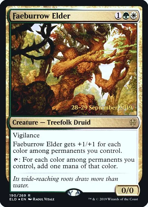 Faeburrow Elder · Throne of Eldraine Promos 190s/138