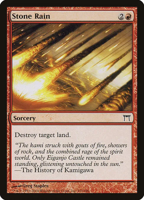 Stone Rain · Champions of Kamigawa 191/307