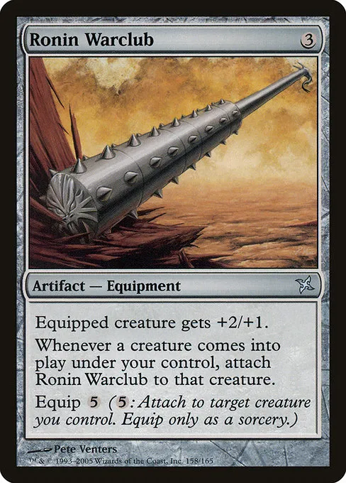 Ronin Warclub · Betrayers of Kamigawa 158/165