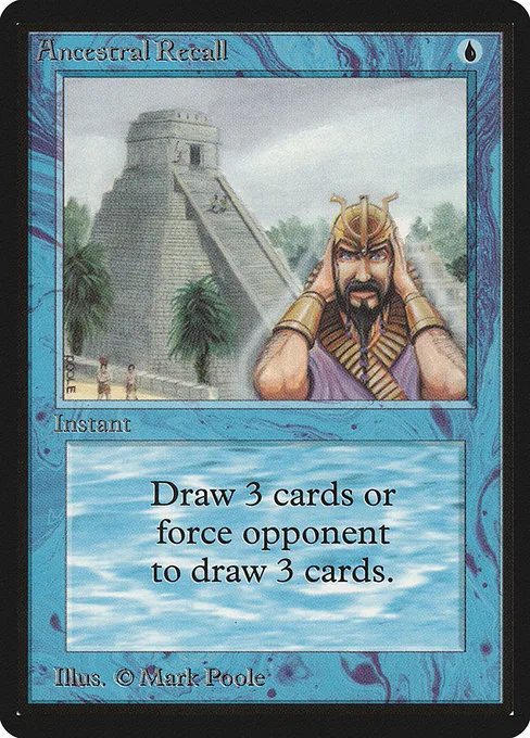 Ancestral Recall · Limited Edition Beta 48/302