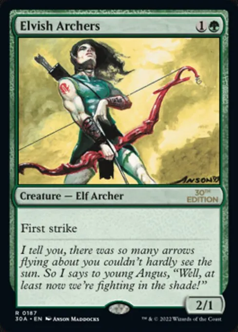 Elvish Archers · 30th Anniversary Edition 187/594