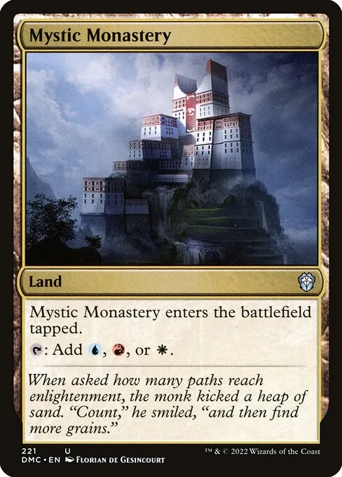 Mystic Monastery · Dominaria United Commander 221/240