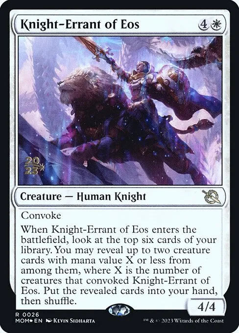 Knight-Errant of Eos · March of the Machine Promos 26s/144