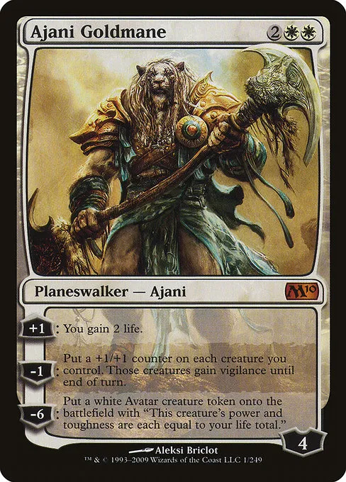 Ajani Goldmane · Magic 2010 1/249