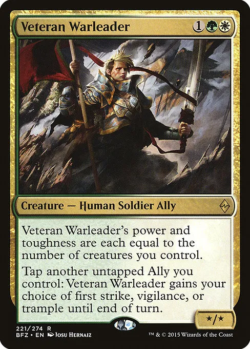 Veteran Warleader · Battle for Zendikar 221/299