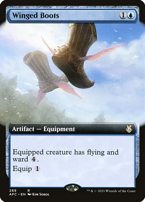 Winged Boots · Forgotten Realms Commander 289/331