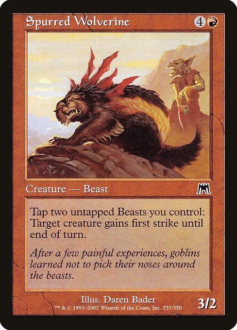 Spurred Wolverine · Onslaught 237/351