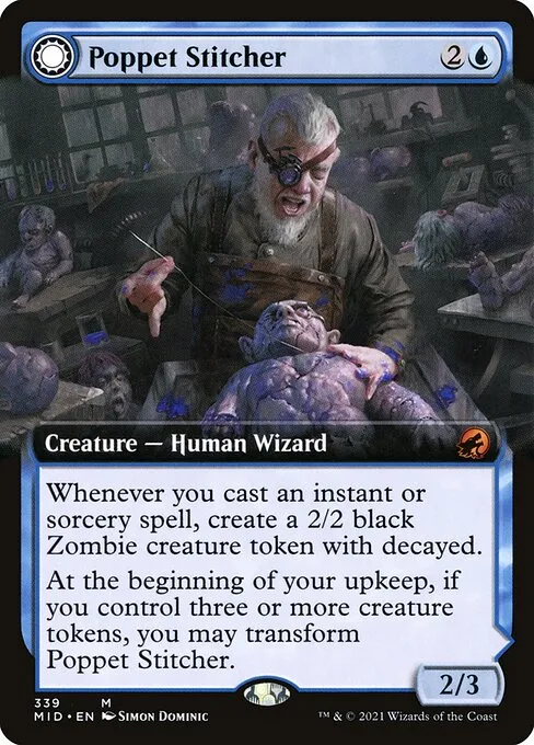 Poppet Stitcher // Poppet Factory · Innistrad: Midnight Hunt 339/399