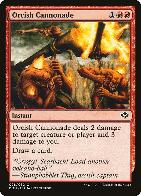 Orcish Cannonade · Duel Decks: Speed vs. Cunning 28/82