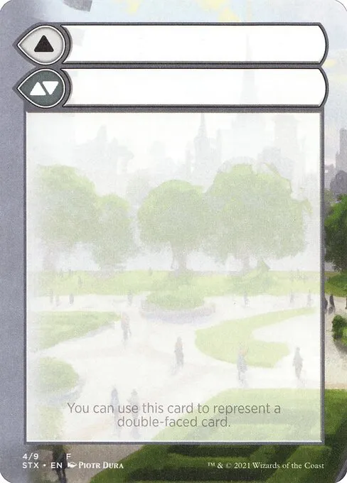 Double-Faced Substitute Card · Strixhaven: School of Mages Substitute Cards 4/9