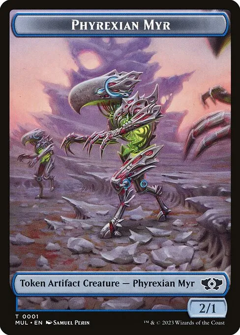Phyrexian Myr · Multiverse Legends Tokens 1/2