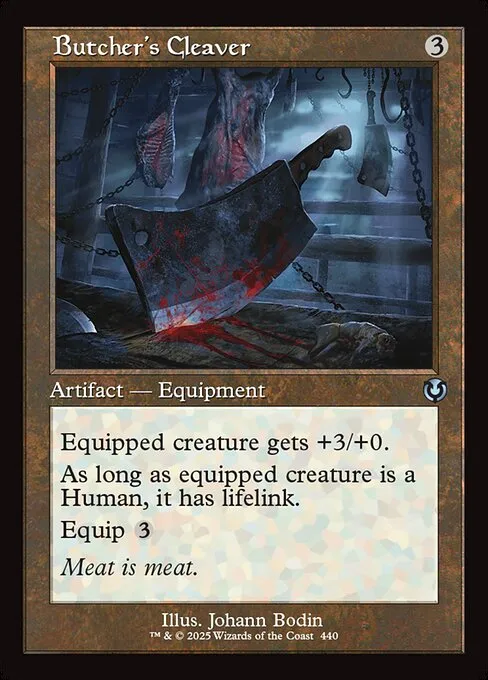 Butcher's Cleaver · Innistrad Remastered 440/495