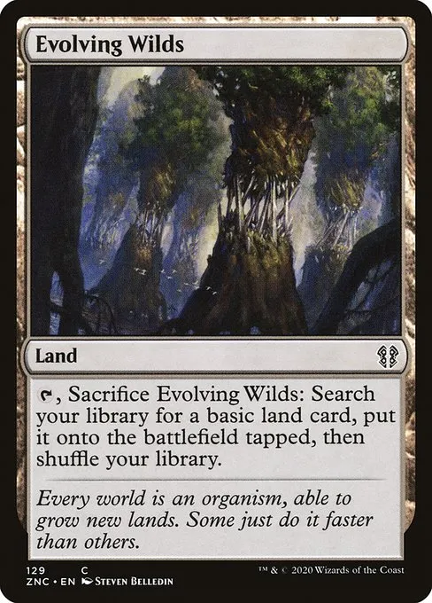 Evolving Wilds · Zendikar Rising Commander 129/142