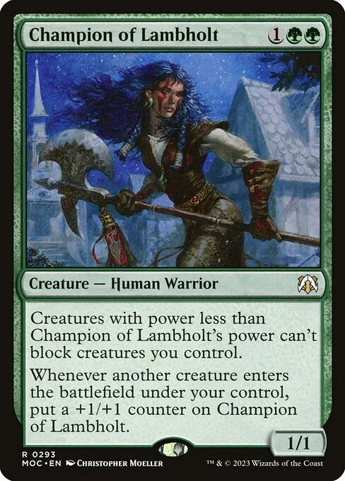 Champion of Lambholt · March of the Machine Commander 293/450