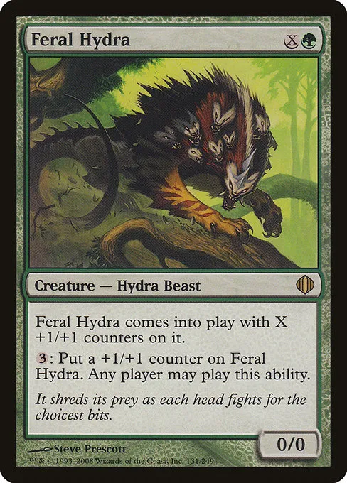 Feral Hydra · Shards of Alara 131/250