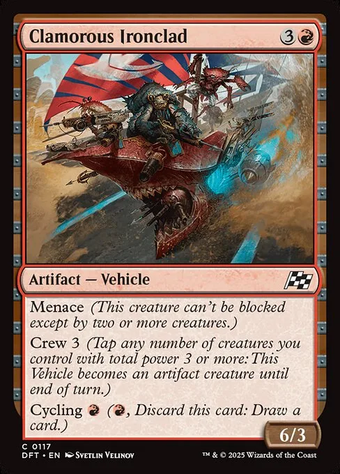 Clamorous Ironclad · Aetherdrift 117/553