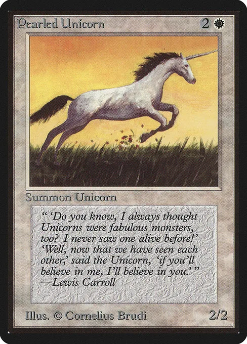 Pearled Unicorn · Limited Edition Beta 31/302