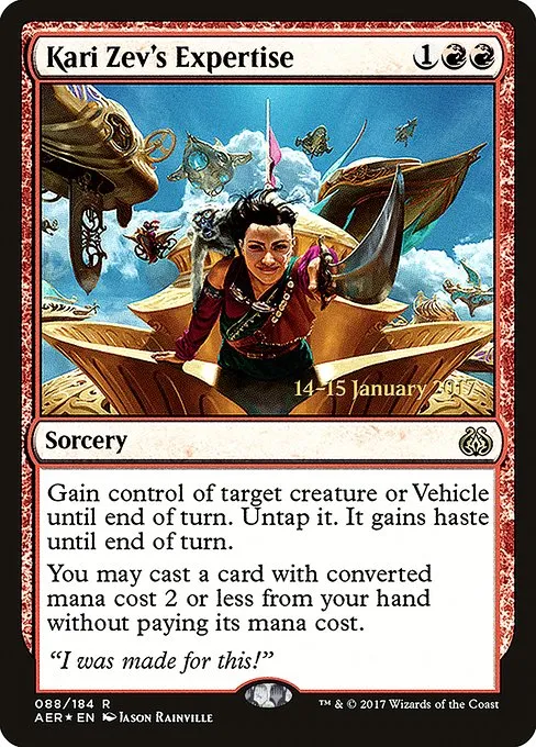 Kari Zev's Expertise · Aether Revolt Promos 88s/65