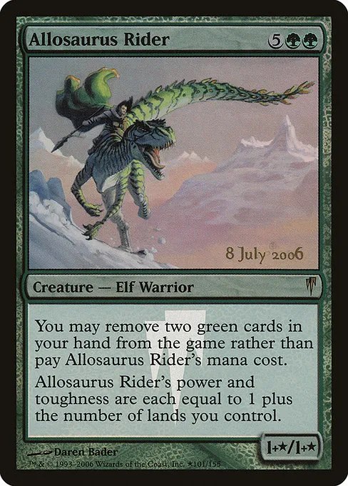 Allosaurus Rider · Coldsnap Promos 101★/2