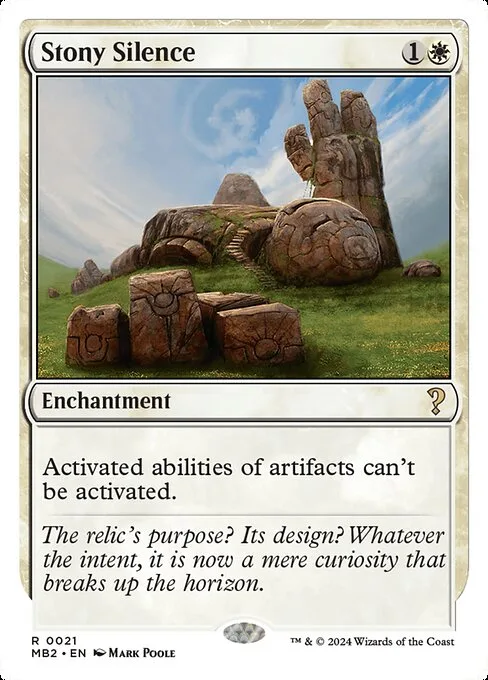 Stony Silence · Mystery Booster 2 21/385