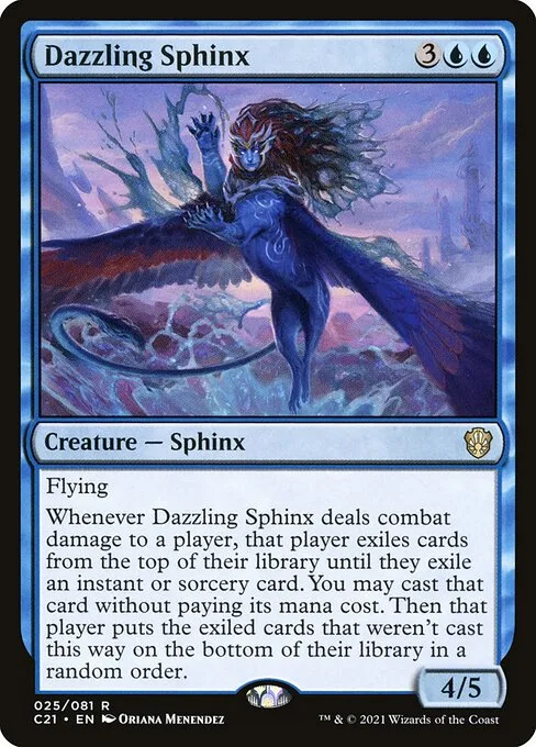 Dazzling Sphinx · Commander 2021 25/409