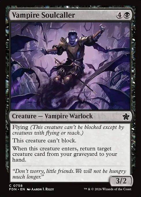 Vampire Soulcaller · Foundations 758/771