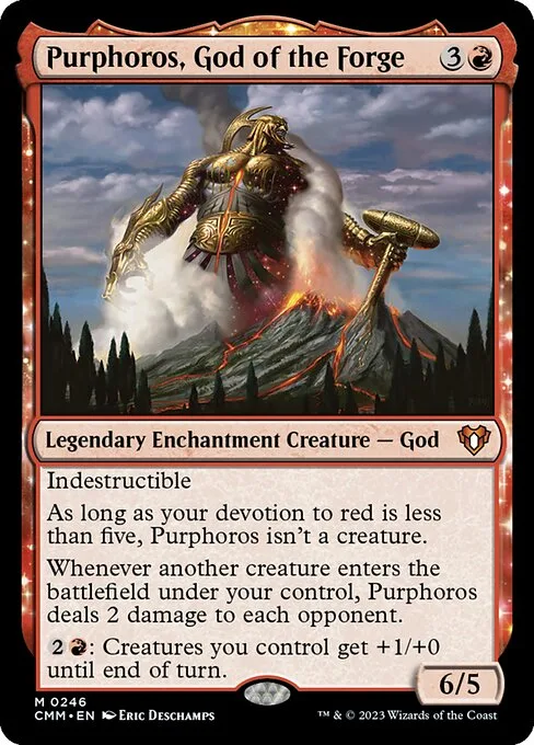 Purphoros, God of the Forge · Commander Masters 246/1067