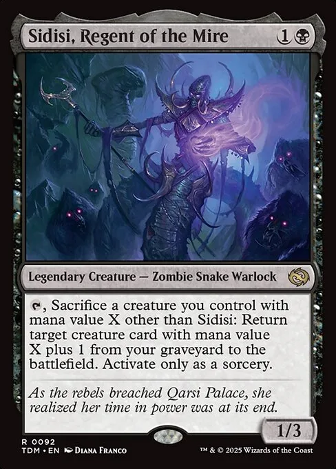 Sidisi, Regent of the Mire · Tarkir: Dragonstorm 92/427
