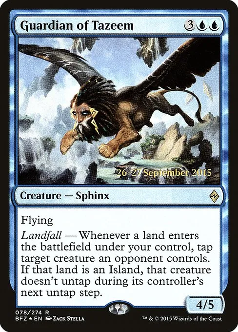 Guardian of Tazeem · Battle for Zendikar Promos 78s/90