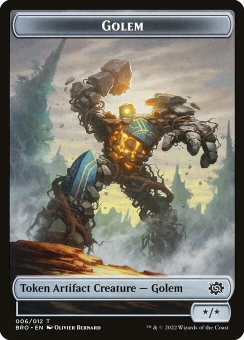 Golem · The Brothers' War Tokens 6/12