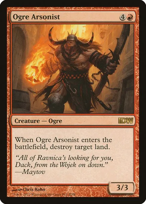 Ogre Arsonist · IDW Comics Inserts 11/17