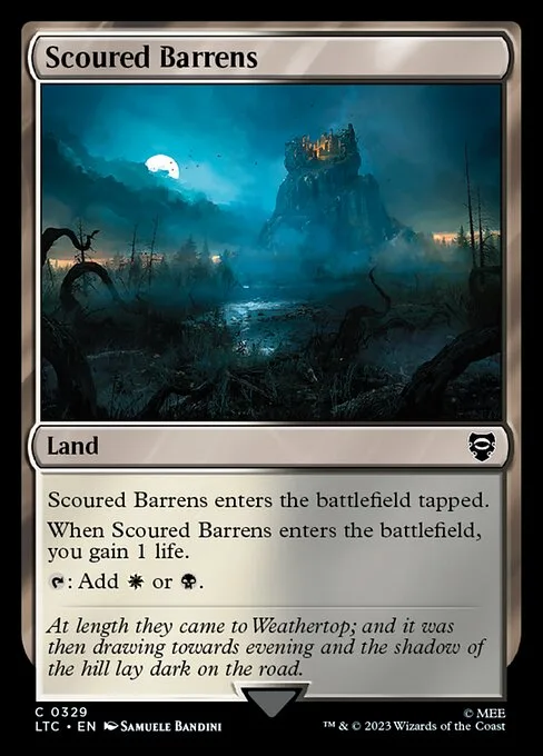 Scoured Barrens · Tales of Middle-earth Commander 329/591