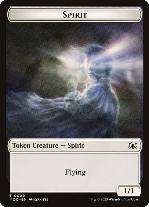 Spirit · March of the Machine Commander Tokens 9/46