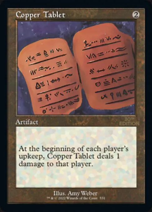 Copper Tablet · 30th Anniversary Edition 531/594