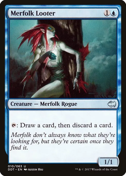 Merfolk Looter · Duel Decks: Merfolk vs. Goblins 10/63