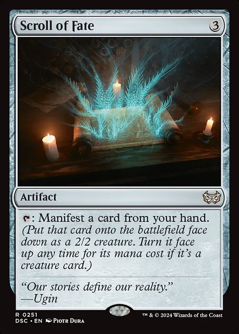 Scroll of Fate · Duskmourn: House of Horror Commander 251/373