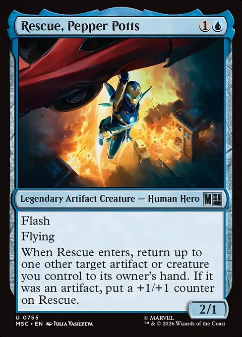 Rescue, Pepper Potts · Marvel Super Heroes Commander 755/9