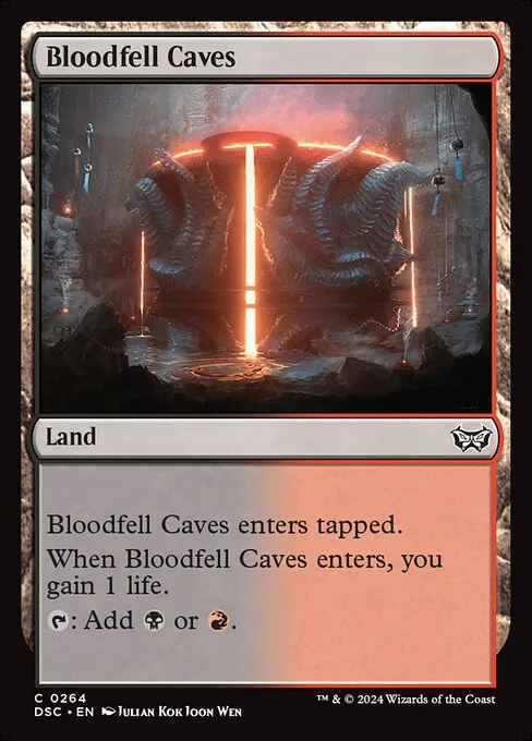 Bloodfell Caves · Duskmourn: House of Horror Commander 264/373