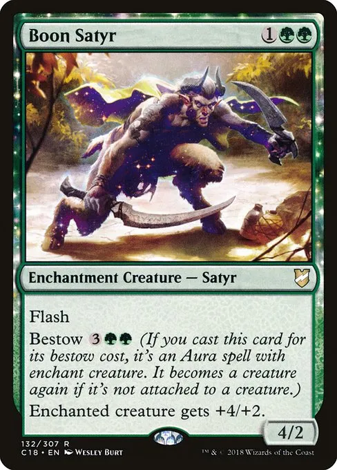 Boon Satyr · Commander 2018 132/307