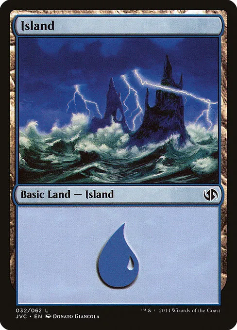 Island · Duel Decks Anthology: Jace vs. Chandra 32/62