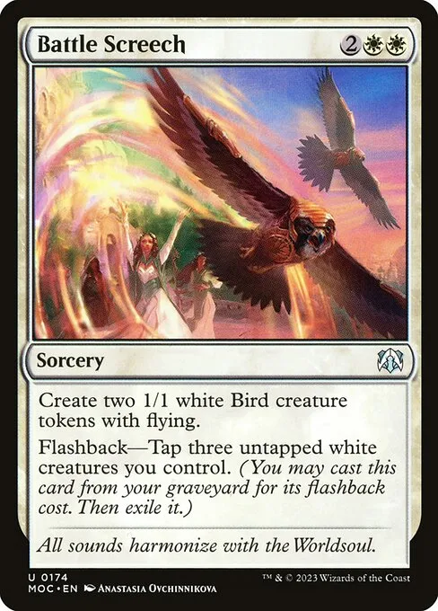 Battle Screech · March of the Machine Commander 174/450