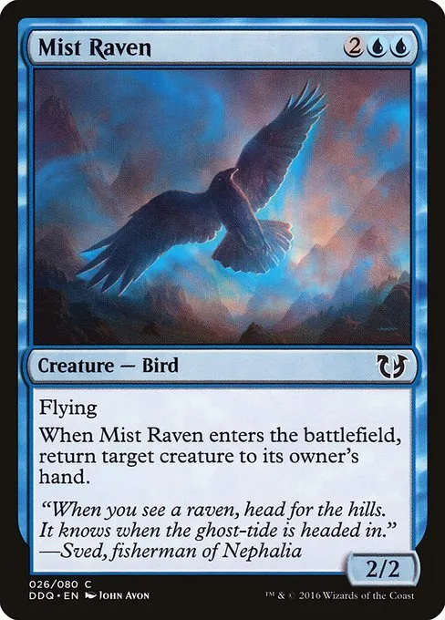 Mist Raven · Duel Decks: Blessed vs. Cursed 26/80