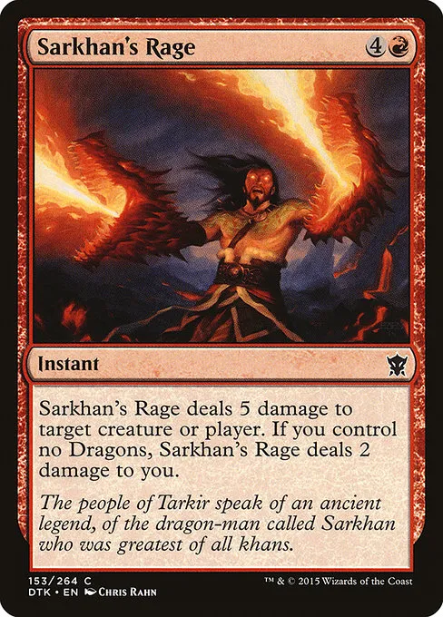 Sarkhan's Rage · Dragons of Tarkir 153/264