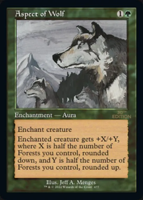 Aspect of Wolf · 30th Anniversary Edition 477/594